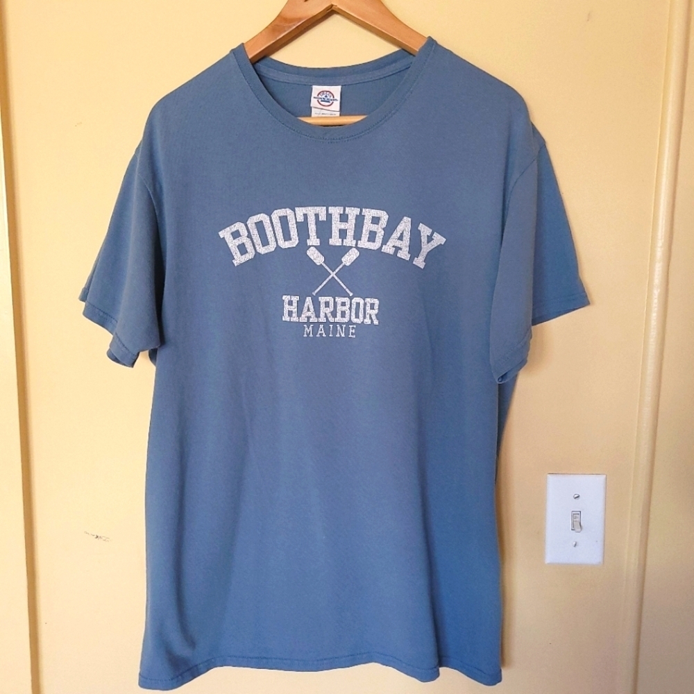 Boothbay Harbor Blue Men's T-Shirt